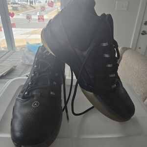 Black Jordan Basketball Sneakers